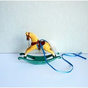 Hallmark Keepsake Ornament 1986 Rocking Horse Collectors Series Vintage Number 6
